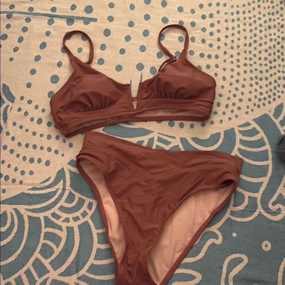 Brown Bikini Set